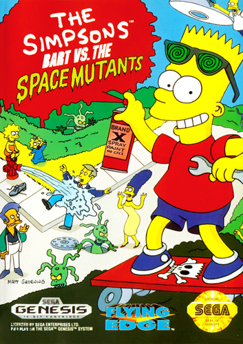 Simpsons The Bart Vs. The Space Mutants 
